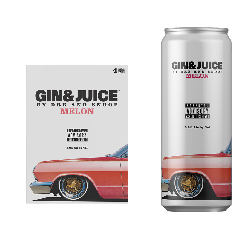 GIN & JUICE Melon 4pk 355ml Can 5.9% ABV