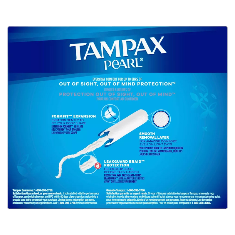 Tampax Pearl Multipack Light/Regular/Super 47ct