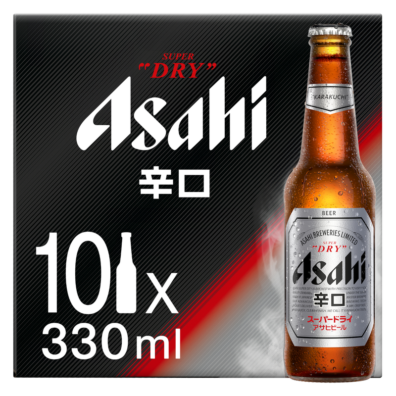 Asahi Super Dry, 10 x 330ml