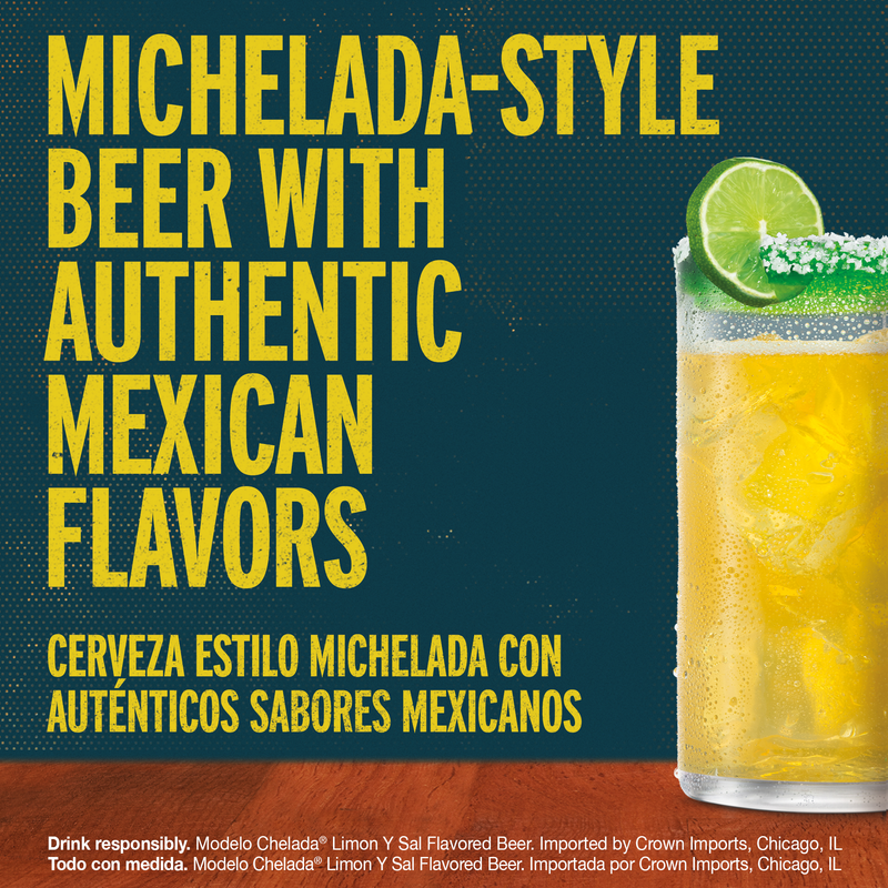 Modelo Chelada Limon y Sal 12oz Can 3.5% ABV