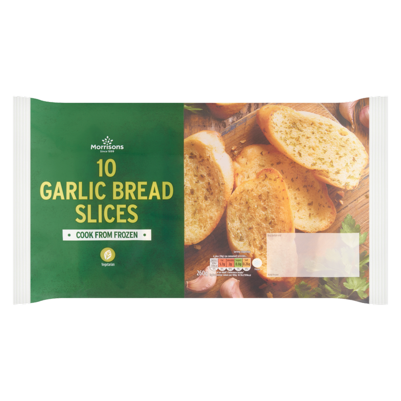 Morrisons Garlic Bread Slices, 260g