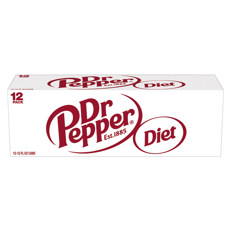 Diet Dr Pepper 12pk 12oz Can