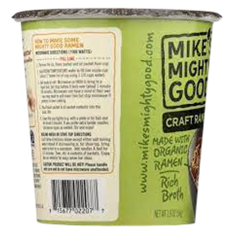 Mike's Mighty Good Vegetarian Vegetable Craft Ramen Soup Cup 1.9oz