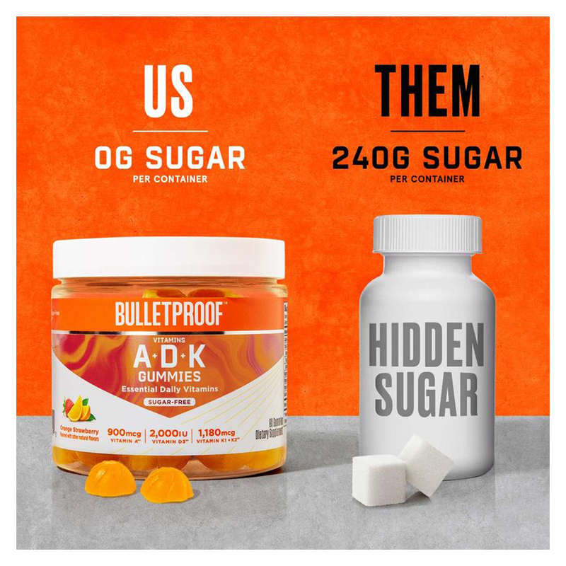 Bulletproof Gummy Vitamins - ADK 60ct