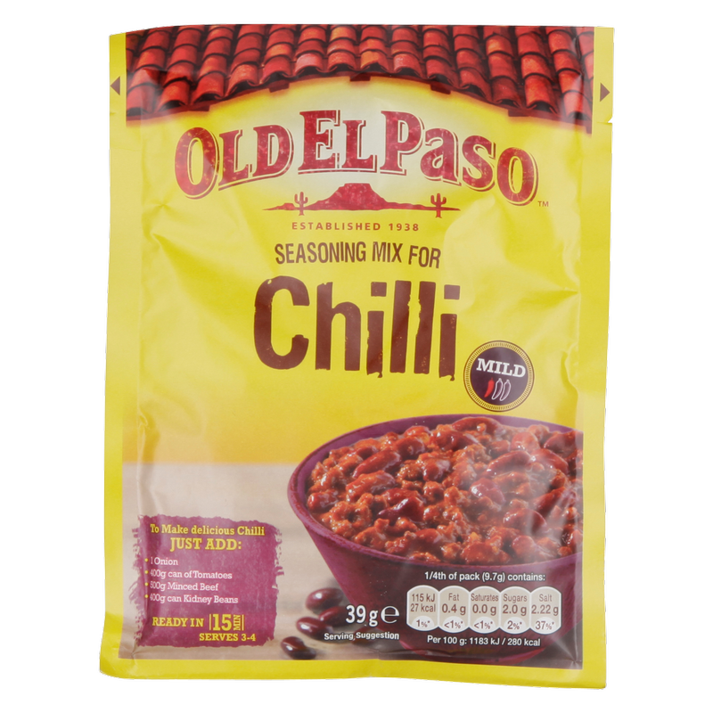 Old El Paso Chili Con Carne Seasoning Mix, 39g