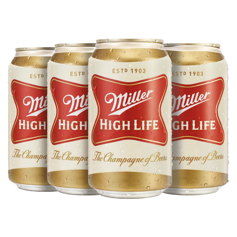 Miller High Life 6pk 12oz Can 4.6% ABV