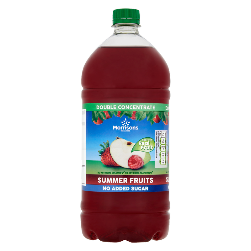Morrisons No Added Sugar Summer Fruits Squash, 1.5L
