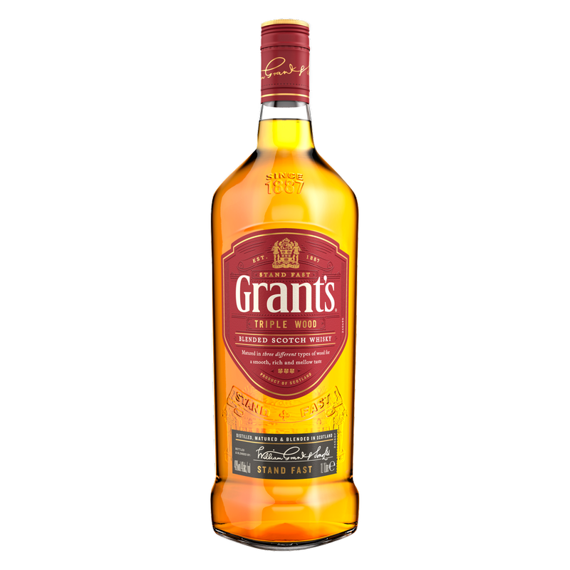 Grant's Triple Wood Blended Scotch Whisky, 1L