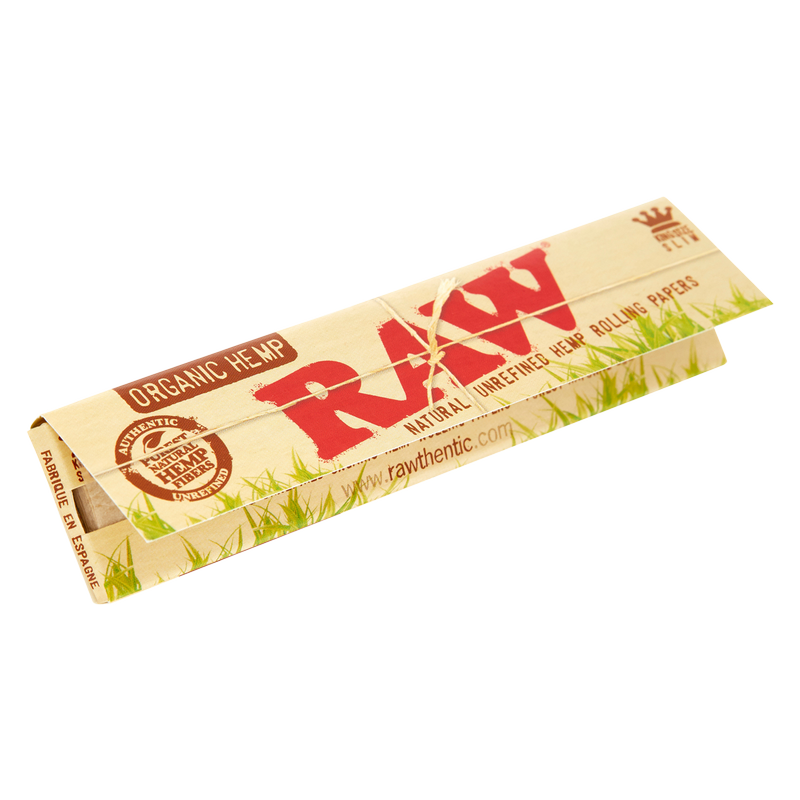 RAW Organic Hemp Slim Rolling Papers King Size 32ct