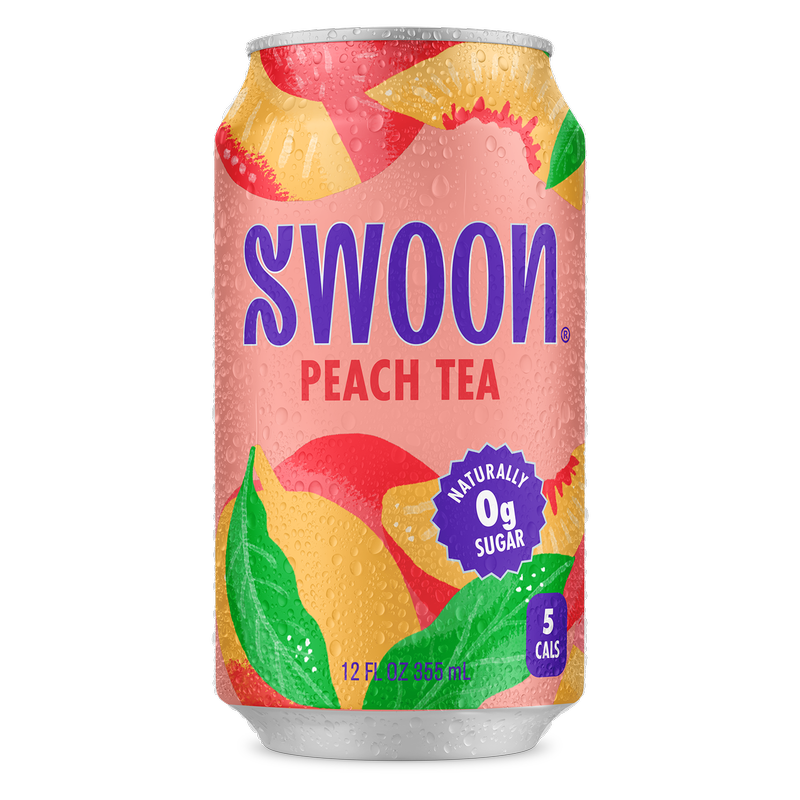 Swoon Sugar Free Peach Tea 12oz can