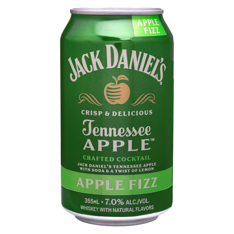 Jack Daniel's Apple Fizz Cocktail 4pk 12oz Can 7% ABV