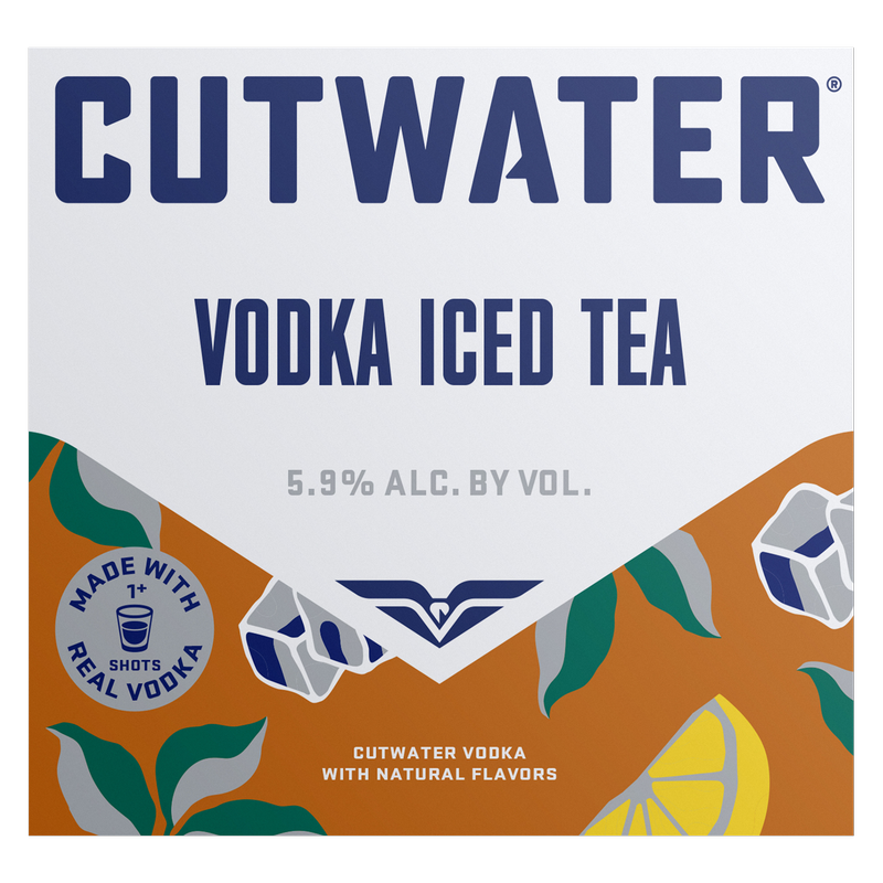 Cutwater Vodka Iced Tea 4pk 12oz Cans