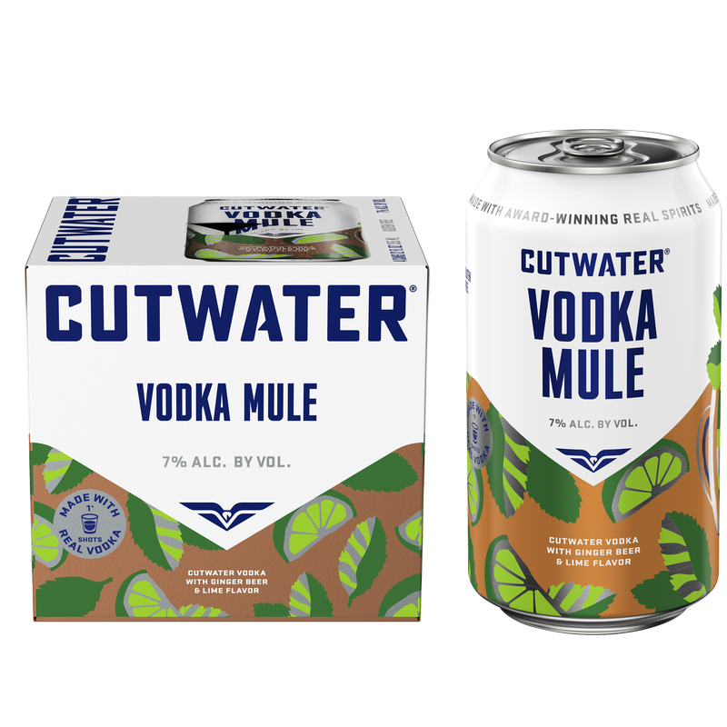 Cutwater Vodka Mule 4pk 12oz Can 7% ABV