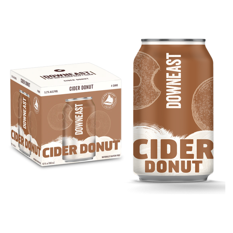 Downeast Cider Donut 4pk 12oz Can 5% ABV Limited Release