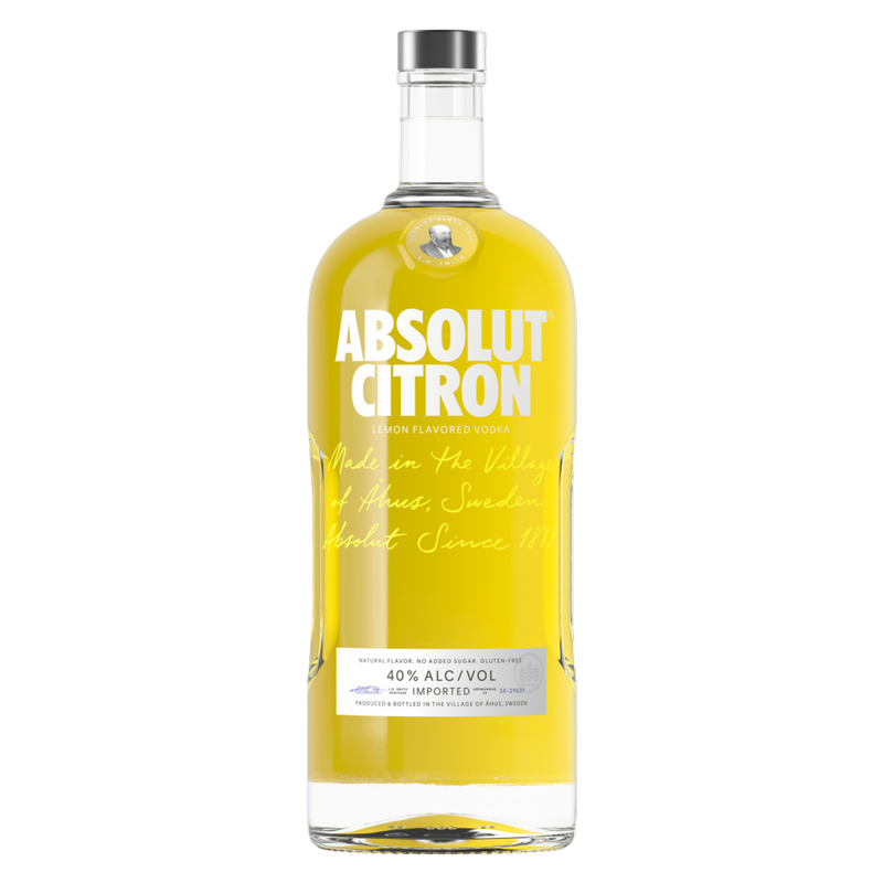 Absolut Citron Vodka 1.75L (80 Proof)