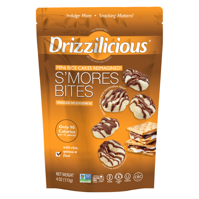 Drizzilicious S'more Drizzled Mini Rice Cake, 4oz