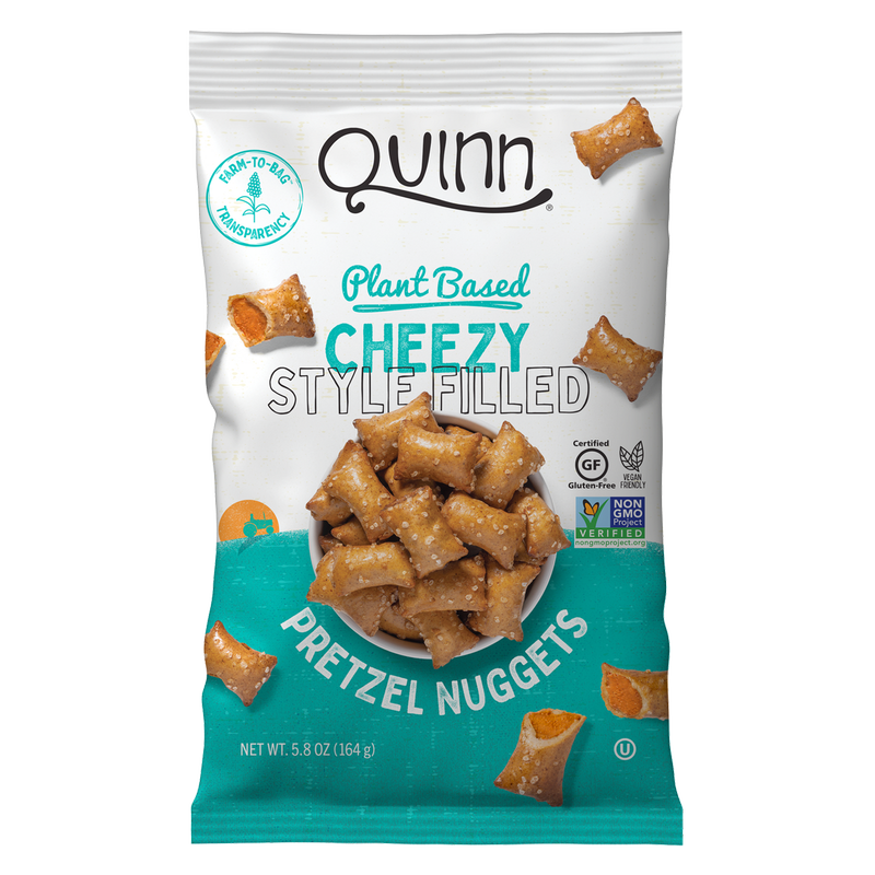Quinn Plant Based Cheezy Style Filled Pretzel Nuggets 5.8oz