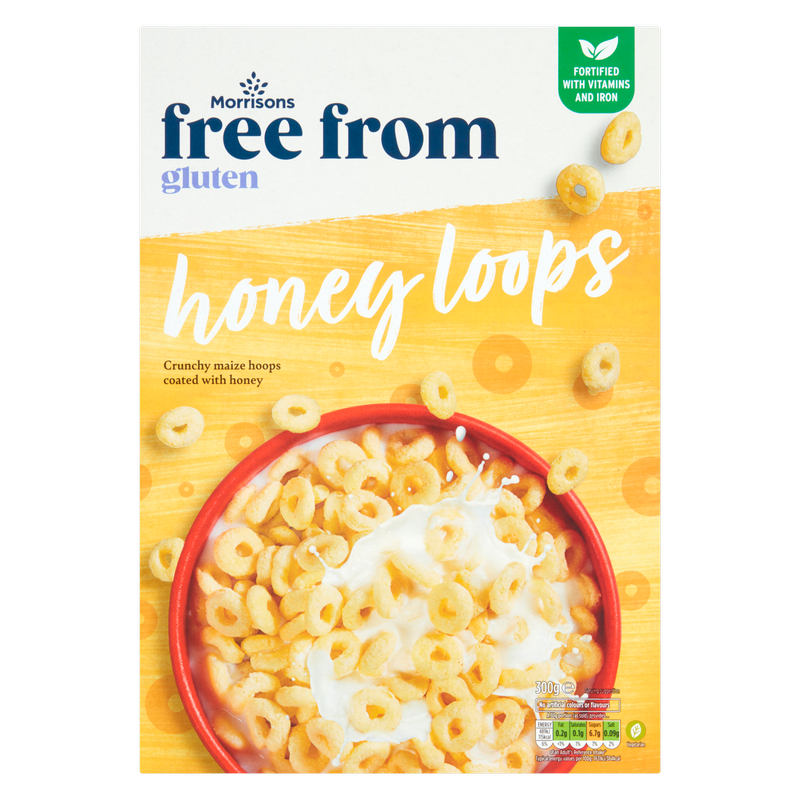Morrisons Free From Honey Loops, 300g