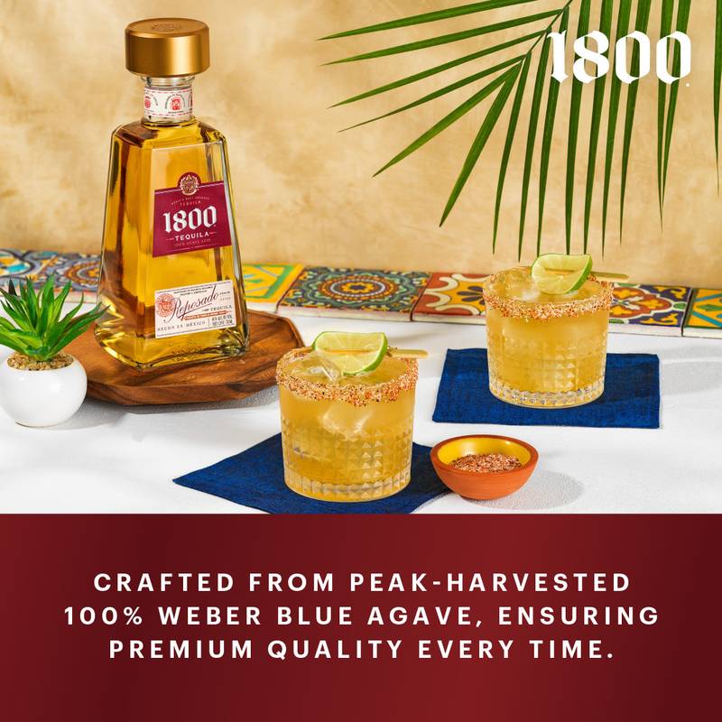 1800 Tequila Reposado 200ml (80 Proof)