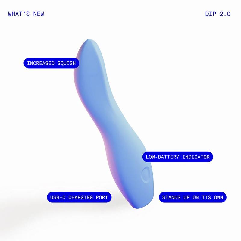 Dip 2.0, Versatile Vibrator, Periwinkle
