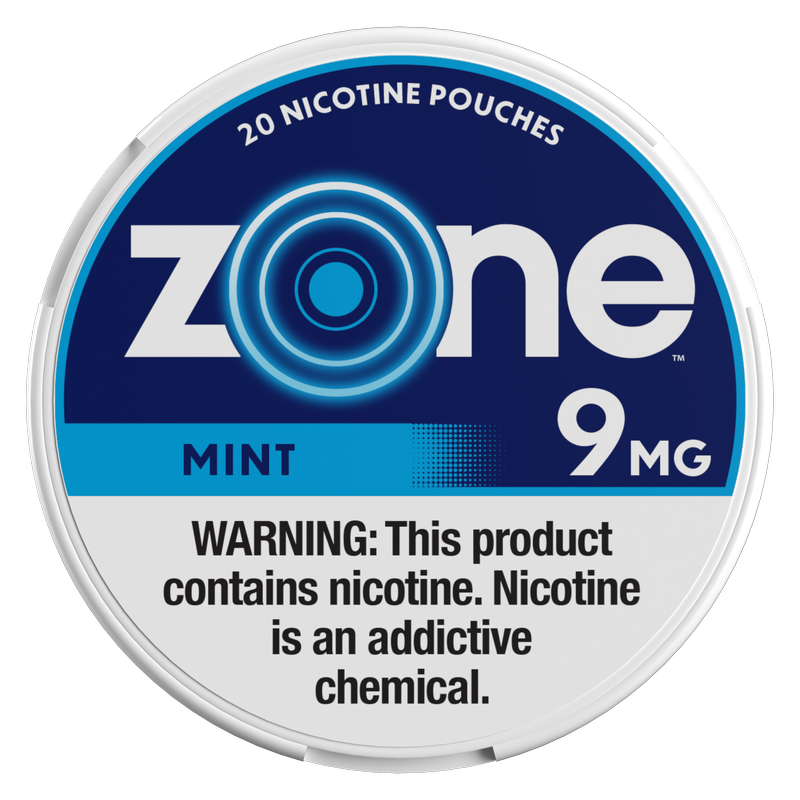 ZONE Nicotine Pouches Mint 20ct 9mg