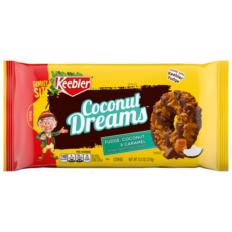 Keebler Coconut Dreams Fudge Stripes Cookies 13.2oz