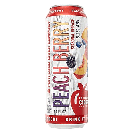 Portland Cider Berry Seasonal - Peach Berry Single 19.2oz Can