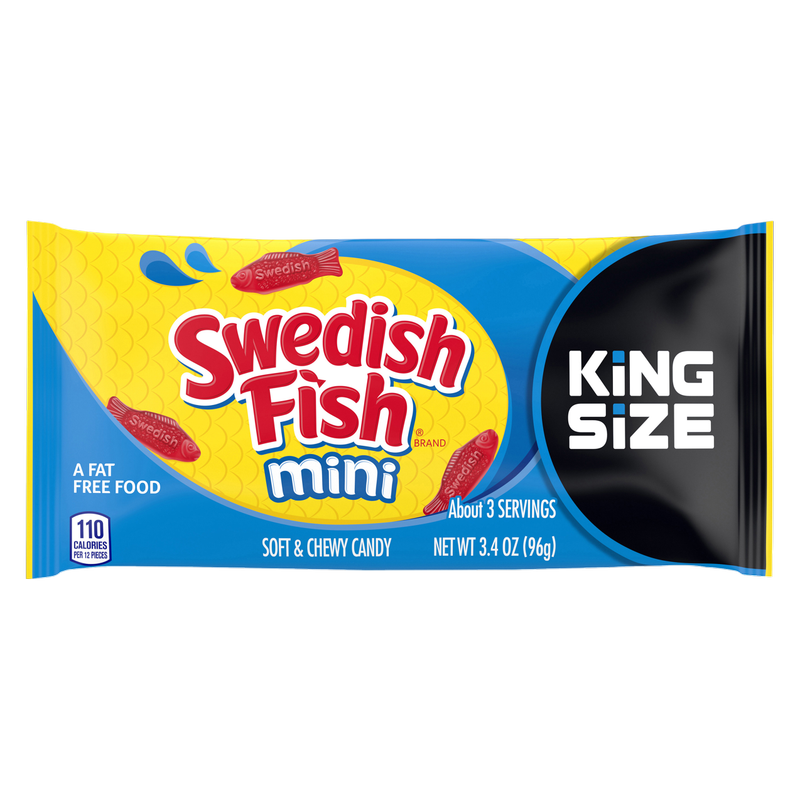Swedish Fish King Size, 3.4oz