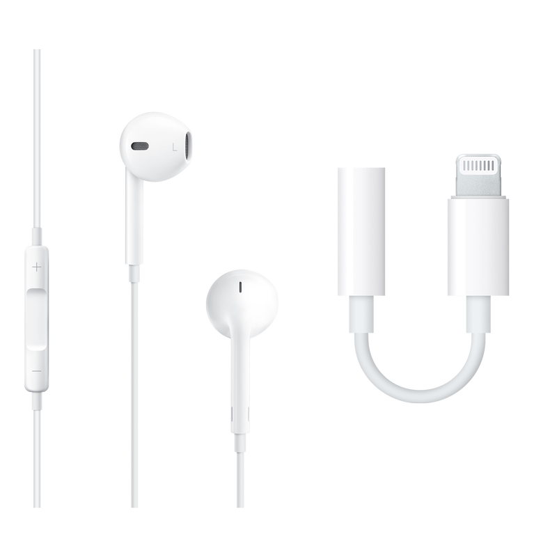 Apple Wired EarPods and Headphone Adapter (3.5mm Headphone Plug)