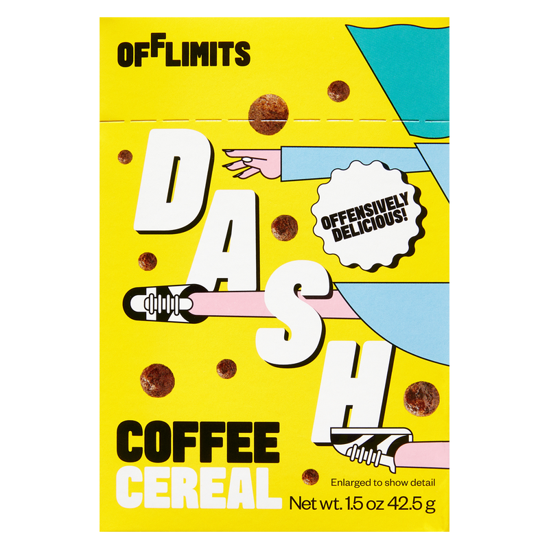 OffLimits Dash, Coffee Cereal- 1.5oz Mini Box