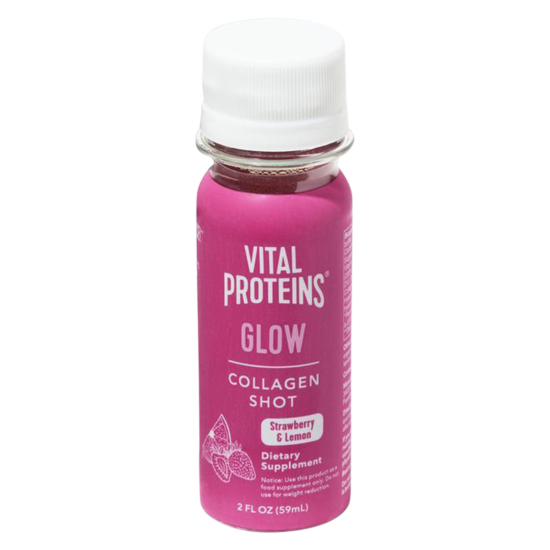 Vital Proteins Strawberry & Lemon Collagen Energy Shot - Individual count 2oz