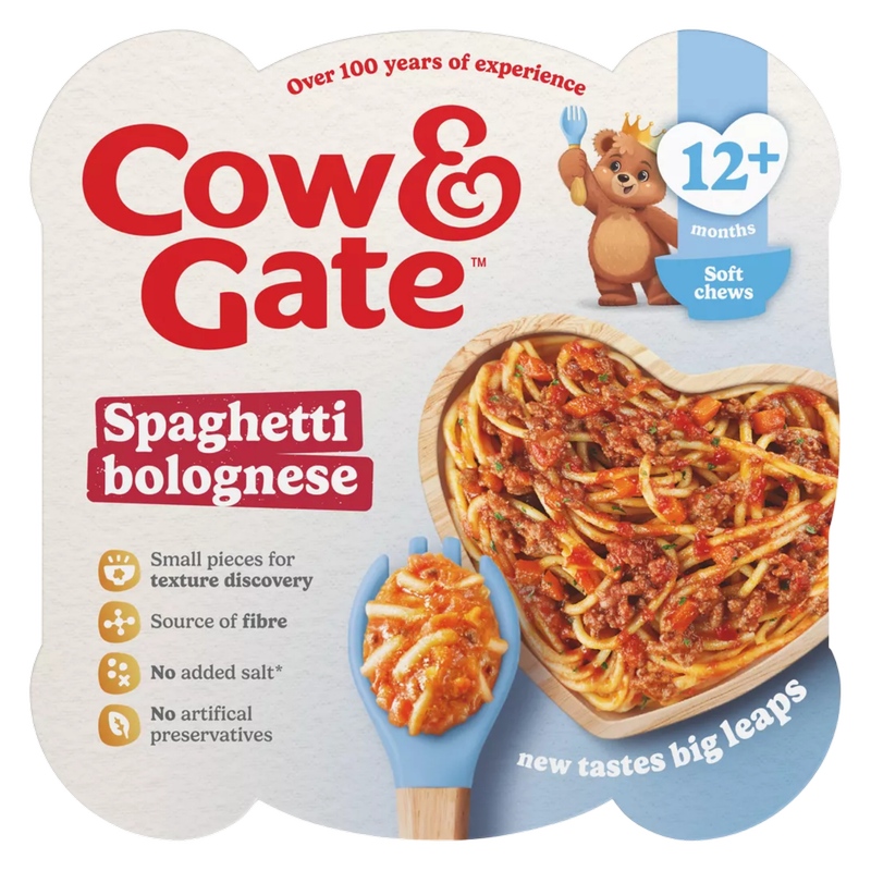 Cow & Gate Spaghetti Bolognese Baby Food 12+ Months, 230g