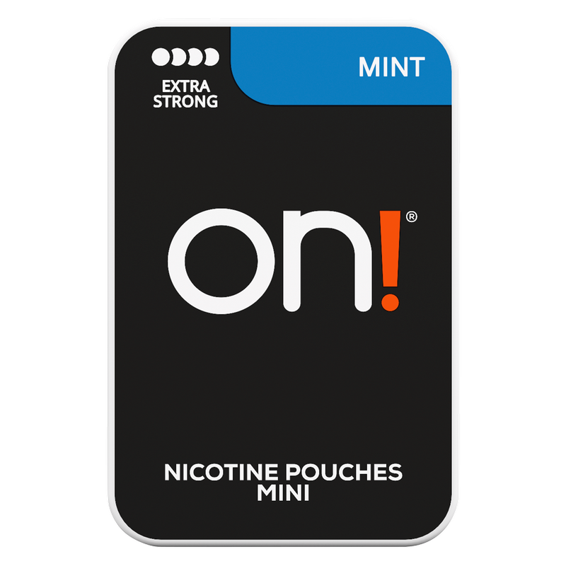 On! Mini Mint Nicotine Pouches (9mg), 6.4g