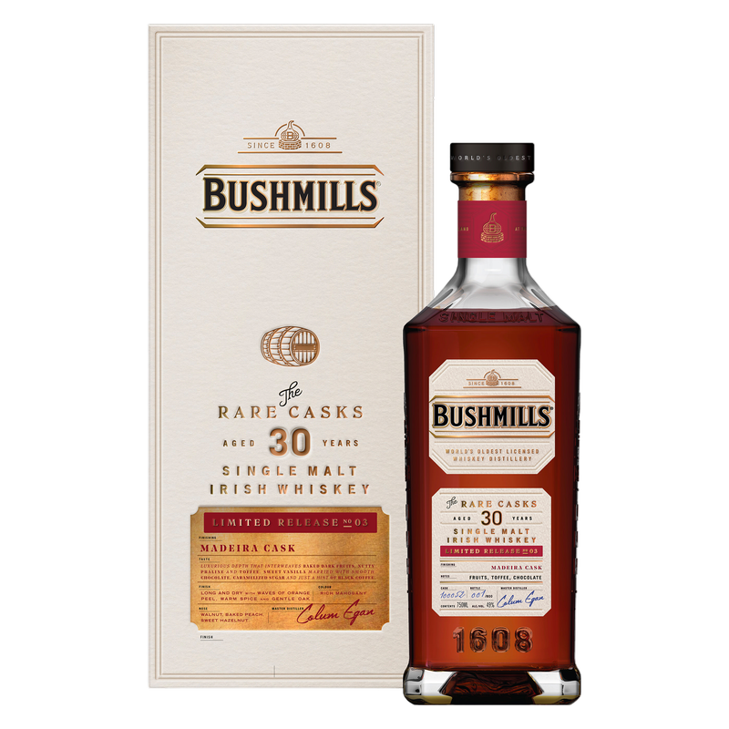 Bushmills Rare Casks 30 Year Madeira Casks No. 03 Whiskey 750ml (98 Proof)