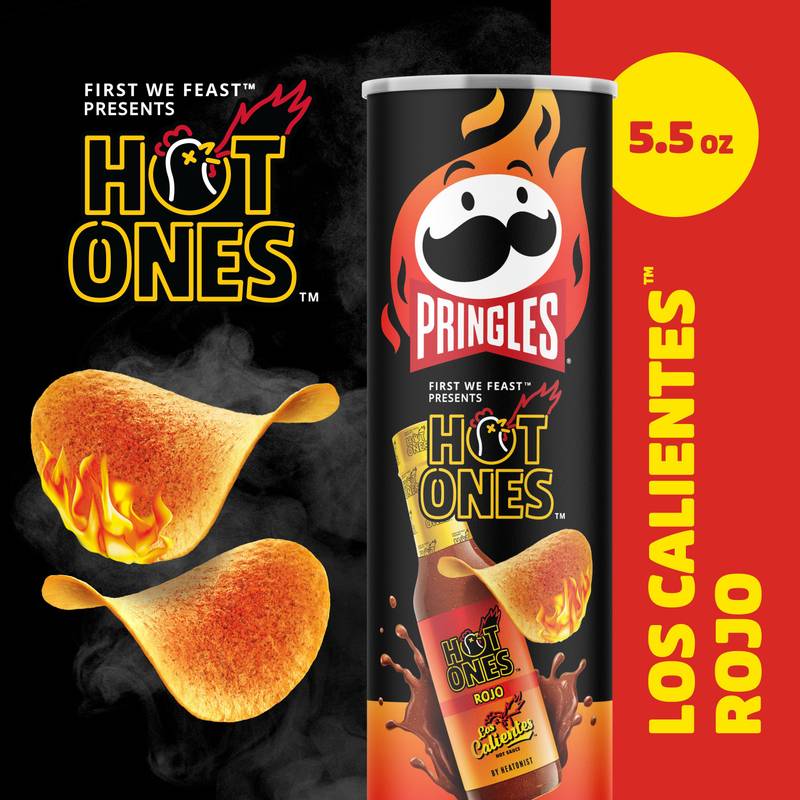 Pringles® Hot Ones® Rojo Standard, 5.5 oz