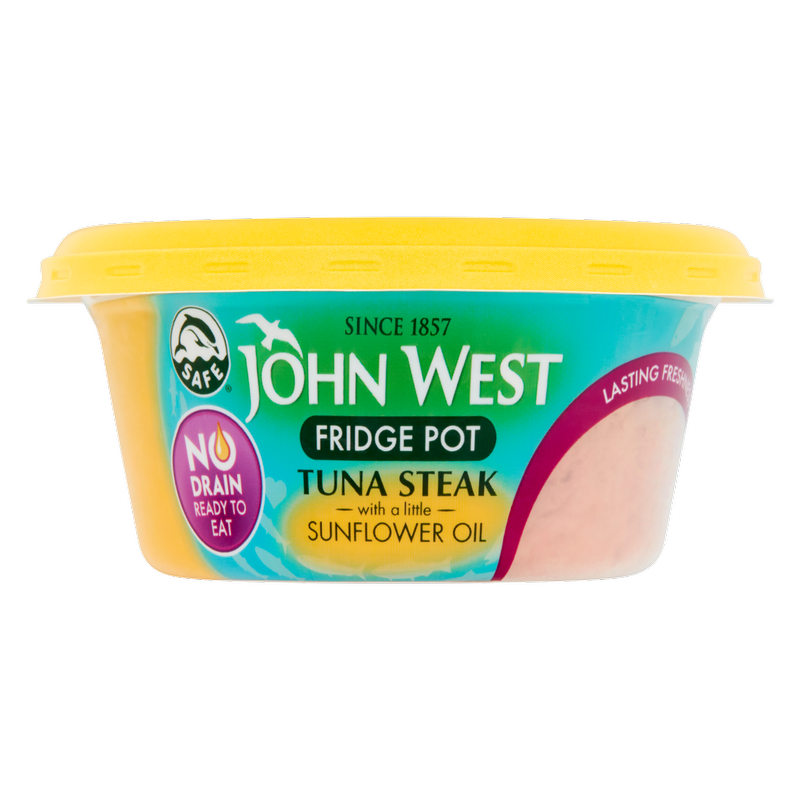 John West Tuna Steak in Sunflower Oil No Drain, 110g