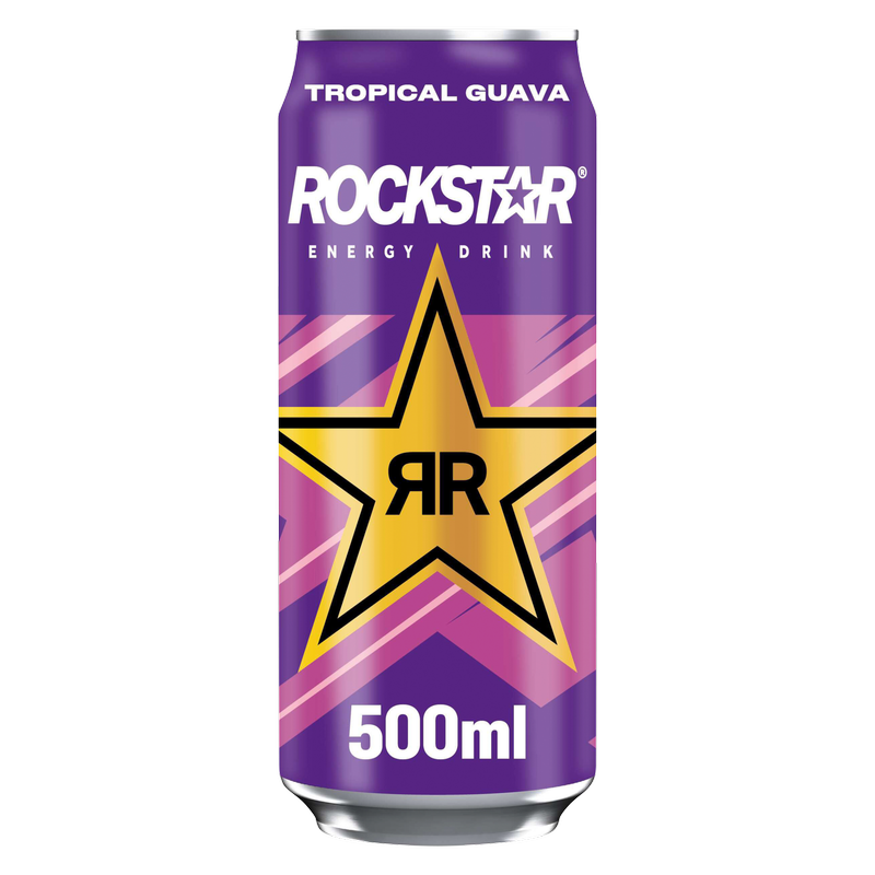 Rockstar Tropical Guava Energy Drink, 500ml