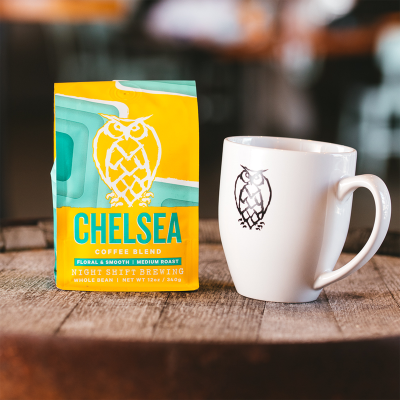 Night Shift Brewing Chelsea Coffee Beans 12oz