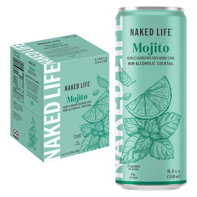 Naked Life Non-Alcoholic Mojito 4pk 8.4oz Can