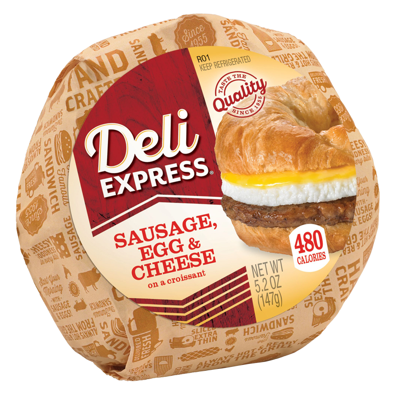 Deli Express Sausage, Egg & Cheese on a Croissant - 5.2oz