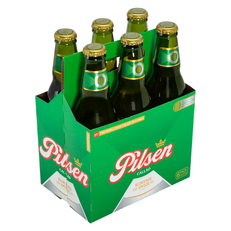 Pilsen Callao Cerveza 6pk 10oz Bottle