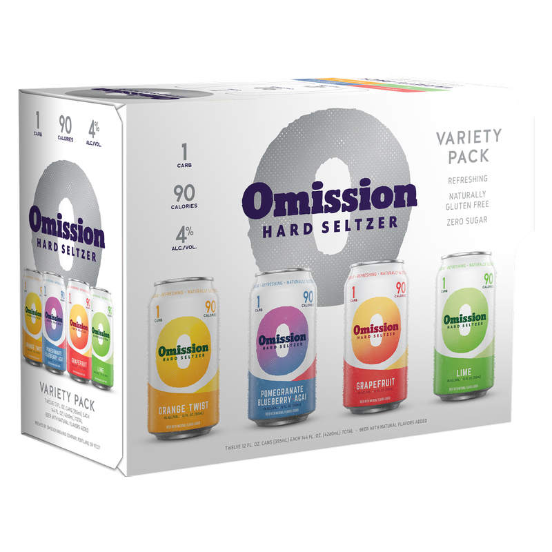 Omission Hard Seltzer Variety Pack 12pk 12oz Can