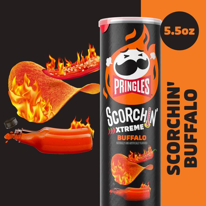 Pringles Scorchin' Buffalo Potato Crisps, 5.6oz