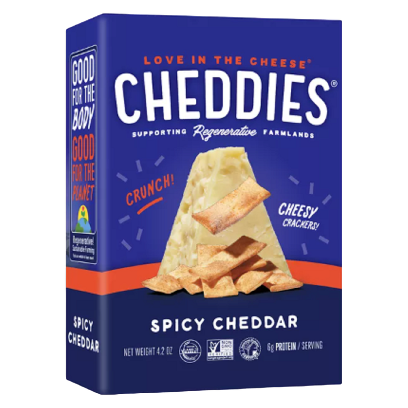 Cheddies Spicy Cheddar Cheesy Cracker, 4.2oz