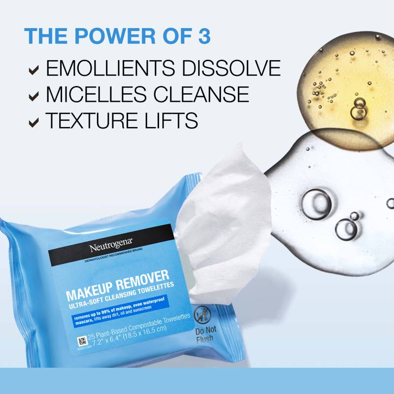 Neutrogena Makeup Remover Cleansing Towelettes 25ct