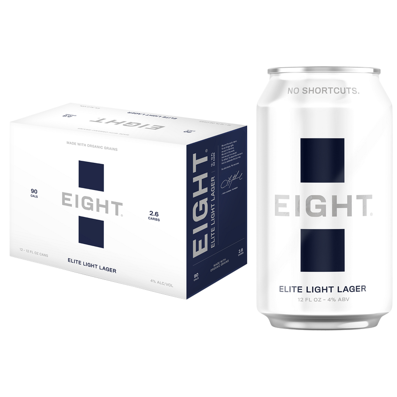 EIGHT Elite Light Lager 12pk 12oz Can 4.0% ABV