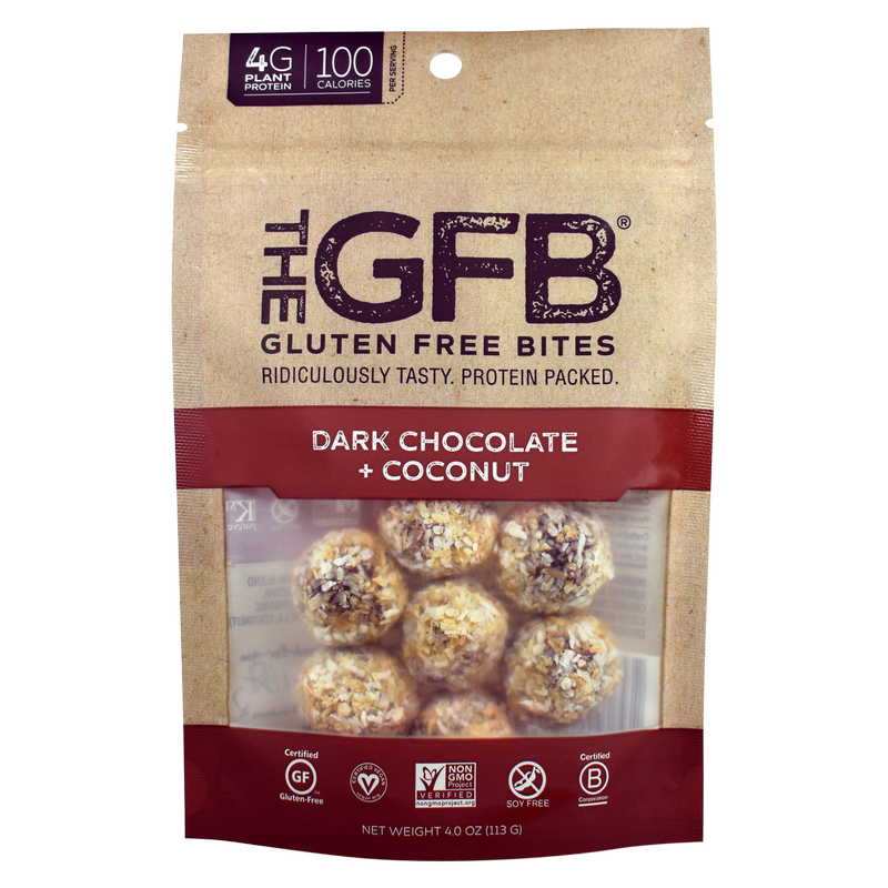 The GFB Dark Chocolate Coconut Bites 4oz Bag