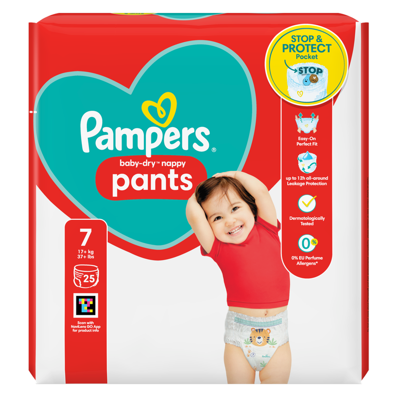 Pampers Baby-Dry Pants Size 7, 25pcs