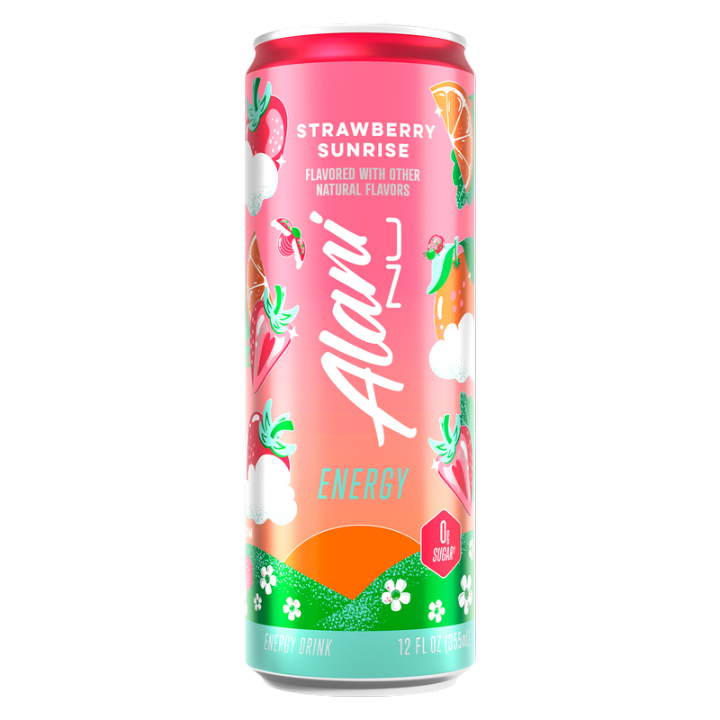 Alani Energy Strawberry Sunset 12oz Can