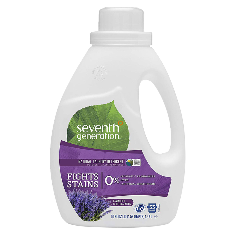 Seventh Generation Eucalyptus & Lavender Liquid Laundry Detergent 50oz
